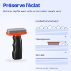Soin anticalcaire et anti-gouttes pour paroi de douche
